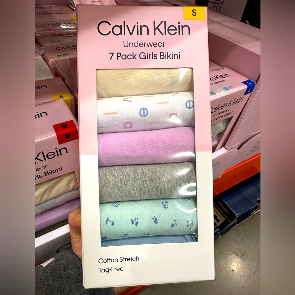 Calvin Klein 7 Pack Girls Bikini Underwear